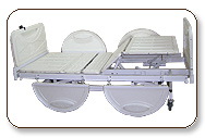 Adjustable ABS Beds (Light weight Material) special designed for easy movement so proper circulate a blood at all part of body.