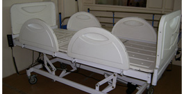 Electric motorised ABS bed (Light weight hard plastic material bed).